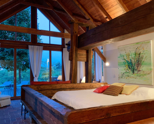 9 Landhaus Austria-Presshaus Schlafzimmer Abend IMG_4660 1650x1100