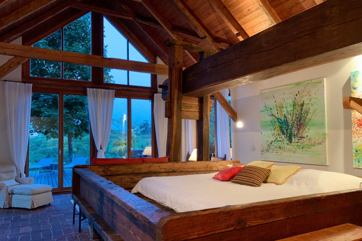 9 Landhaus Austria-Presshaus Schlafzimmer Abend IMG_4660 1650x1100